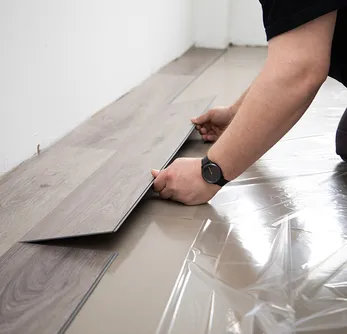 Verlegung wineo Designboden Verlegung wineo Vinylboden zum Klicken Holzoptik Klickvinyl DIY Trittschalldämmung silentCOMFORT