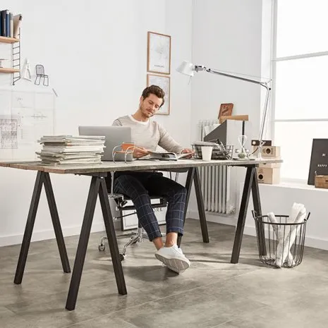 Designboden Stein Bodenbelag Vinyl Modern Industrial Minimalistisch Loft Büro