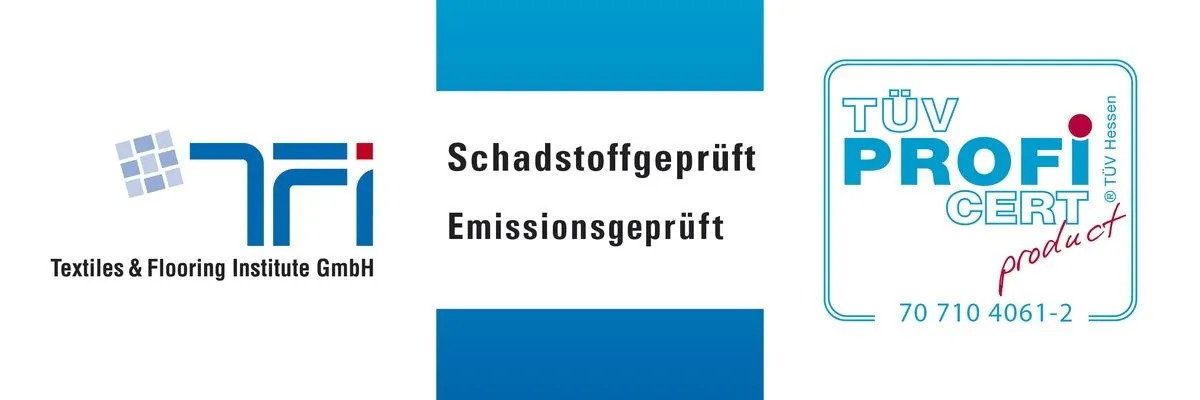 Siegel  Siegel PURLINE Bioboden TÜV geprüft